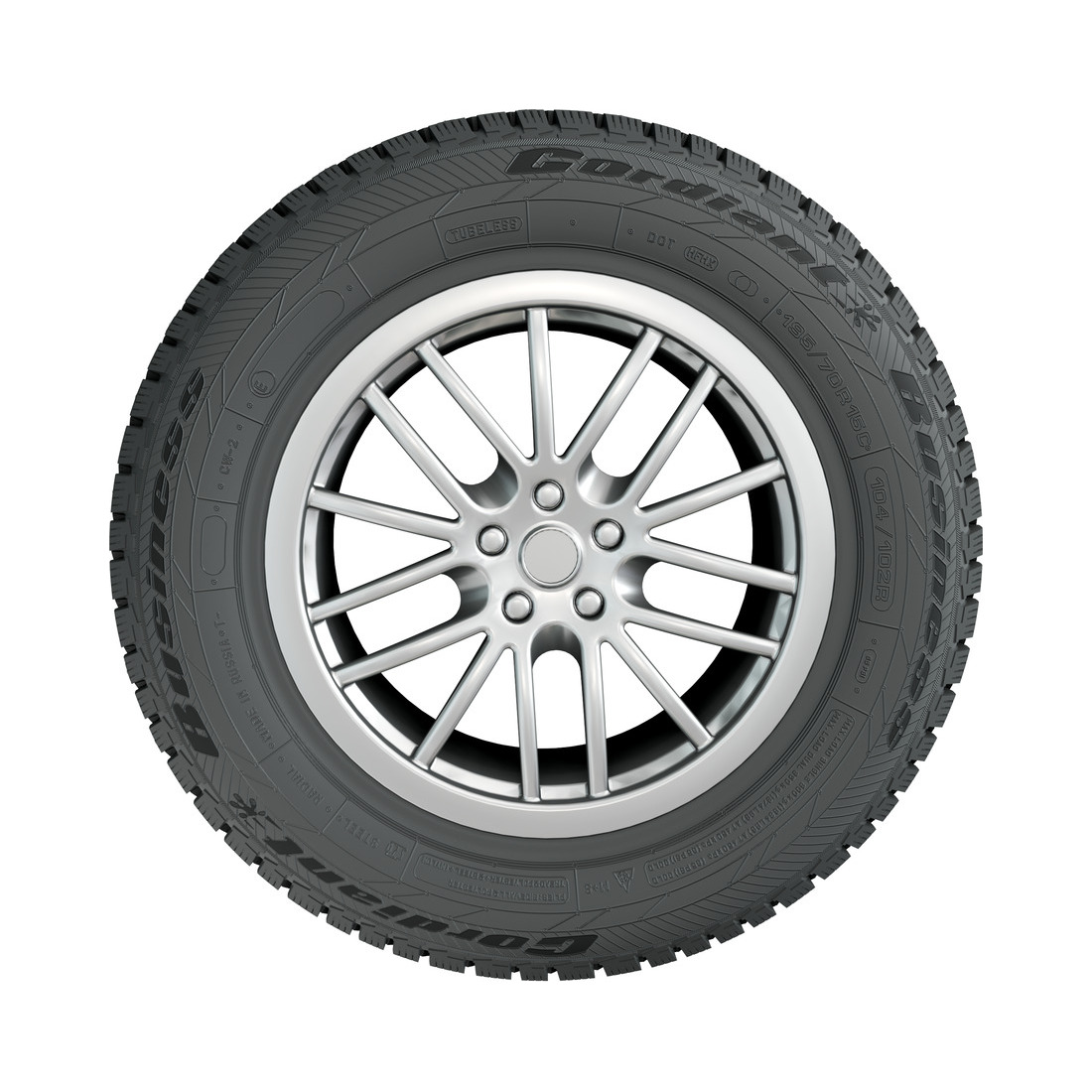 215/65 C R16  Cordiant Business CW-2 шип 109/107Q Вид 1