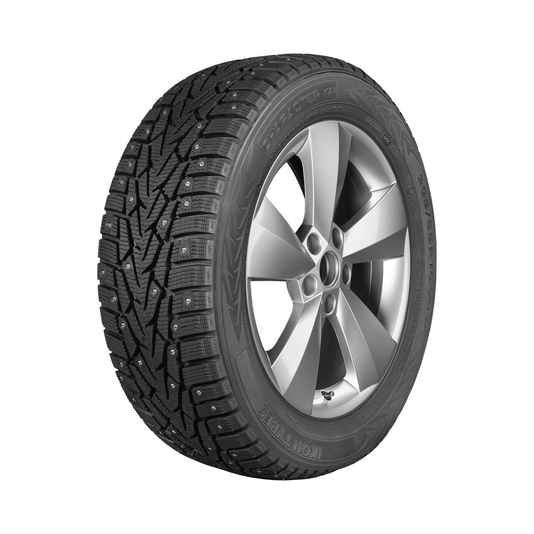225/55  R18  Ikon (Nokian Tyres) Character Ice 7 шип SUV 102T XL Вид 0